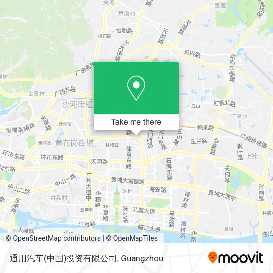 通用汽车(中国)投资有限公司 map