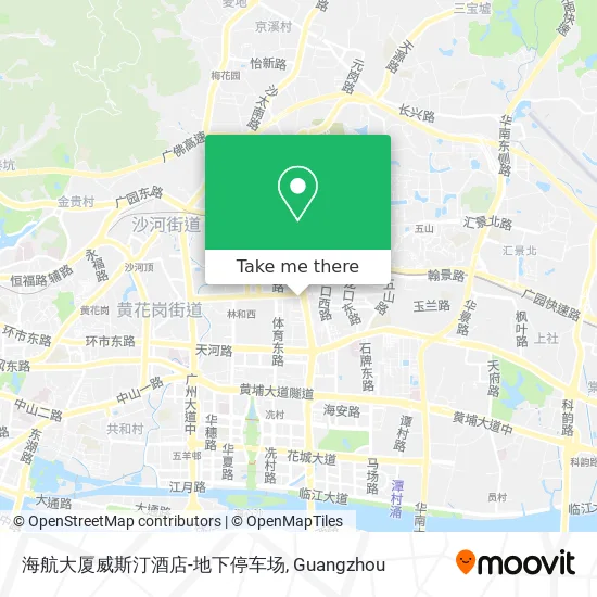 海航大厦威斯汀酒店-地下停车场 map