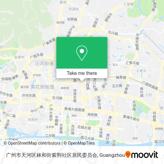 广州市天河区林和街紫荆社区居民委员会 map