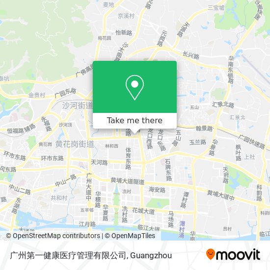 广州第一健康医疗管理有限公司 map
