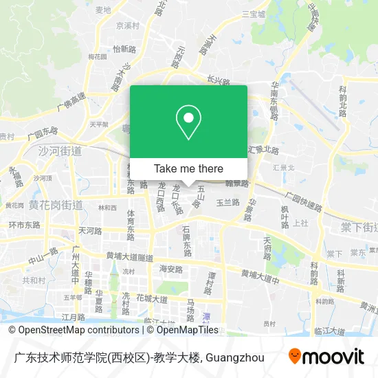 广东技术师范学院(西校区)-教学大楼 map