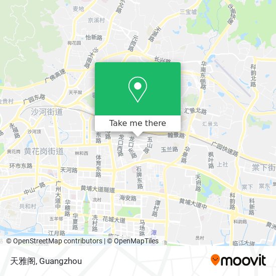 天雅阁 map