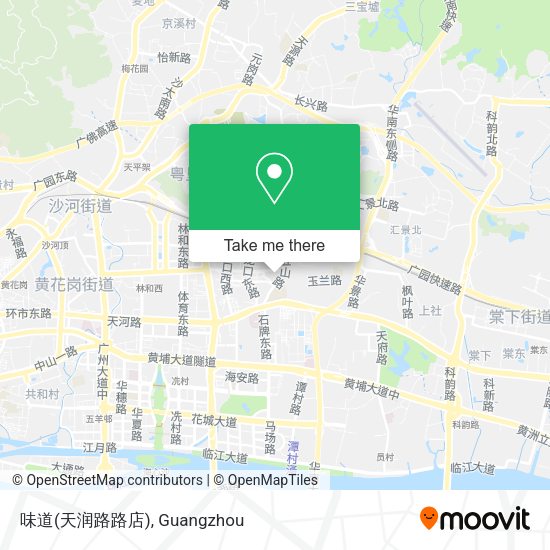 味道(天润路路店) map