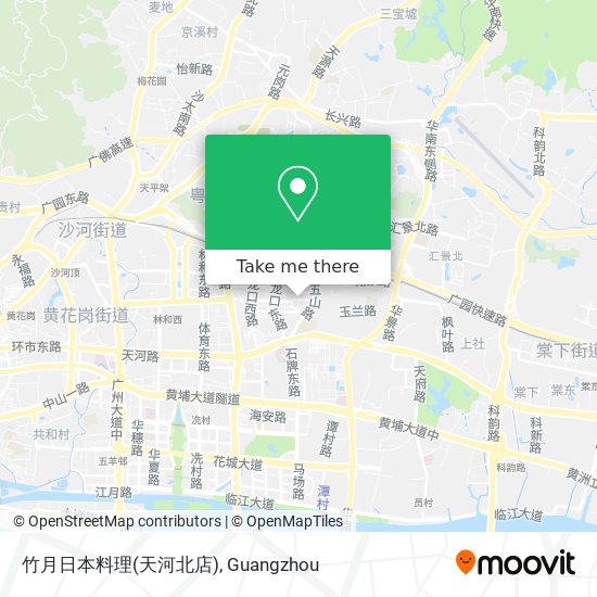 竹月日本料理(天河北店) map