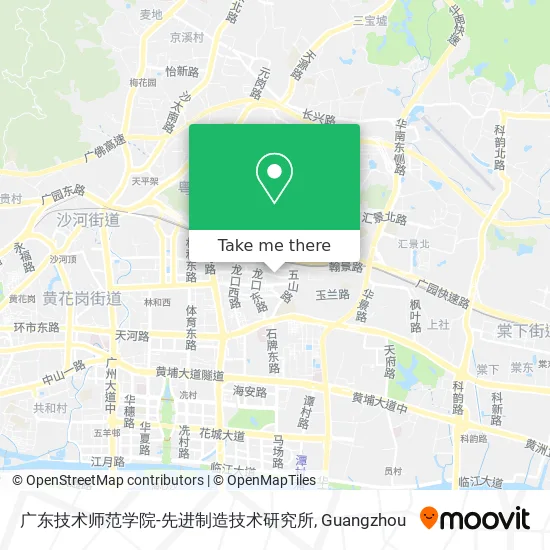 广东技术师范学院-先进制造技术研究所 map
