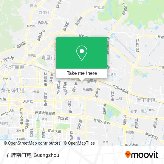石牌南门苑 map