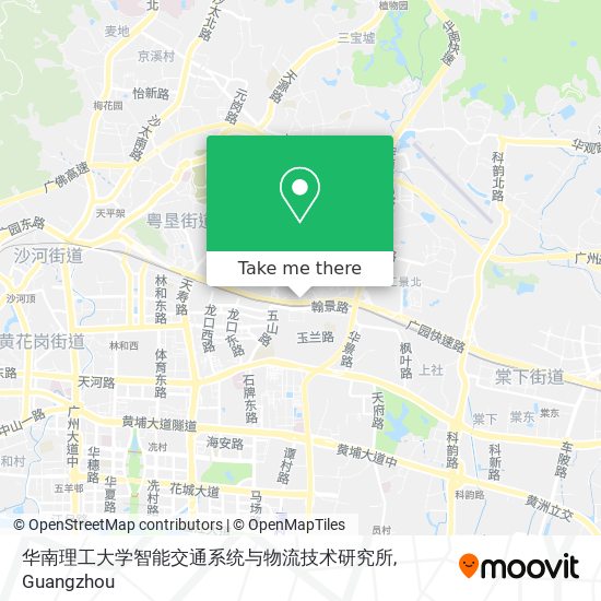 华南理工大学智能交通系统与物流技术研究所 map