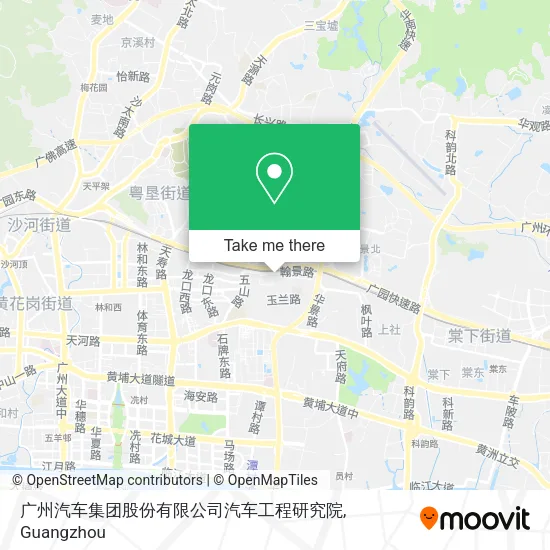 广州汽车集团股份有限公司汽车工程研究院 map