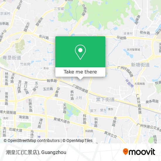 潮皇汇(汇景店) map