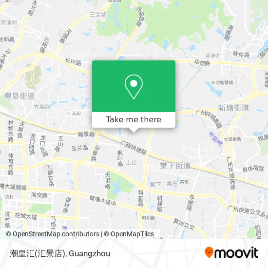 潮皇汇(汇景店) map