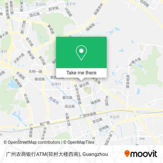 广州农商银行ATM(荷村大楼西南) map