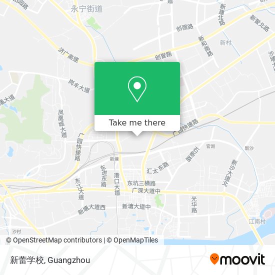 新蕾学校 map