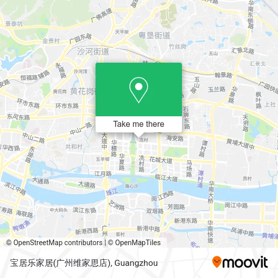 宝居乐家居(广州维家思店) map