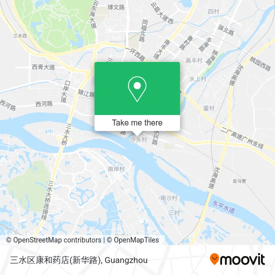 三水区康和药店(新华路) map