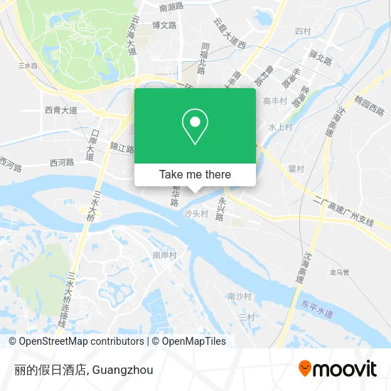 丽的假日酒店 map