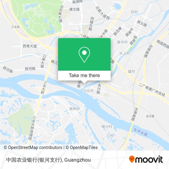 中国农业银行(银河支行) map