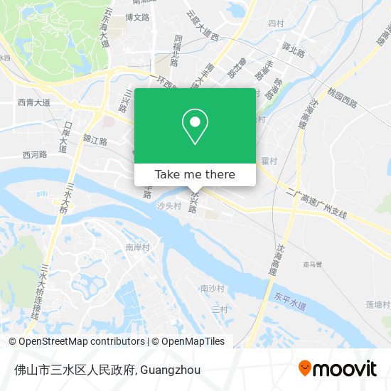 佛山市三水区人民政府 map