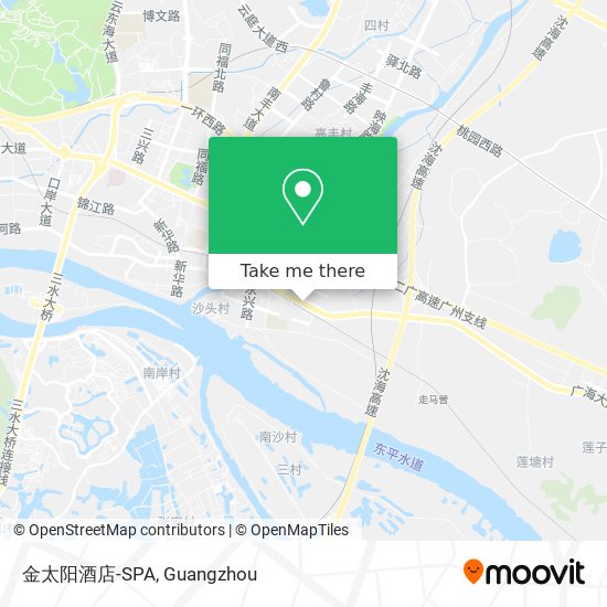 金太阳酒店-SPA map