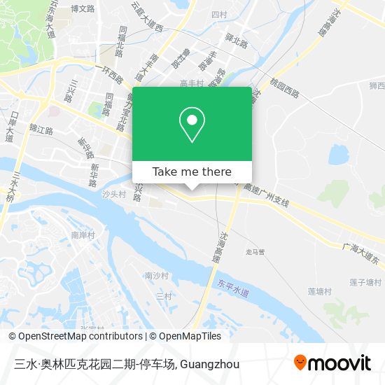 三水·奥林匹克花园二期-停车场 map