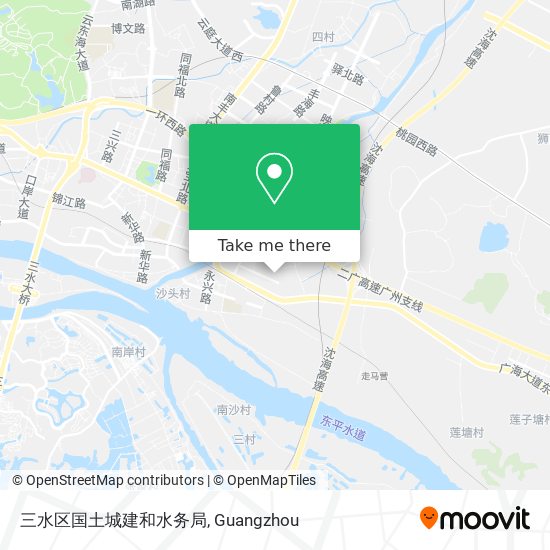 三水区国土城建和水务局 map