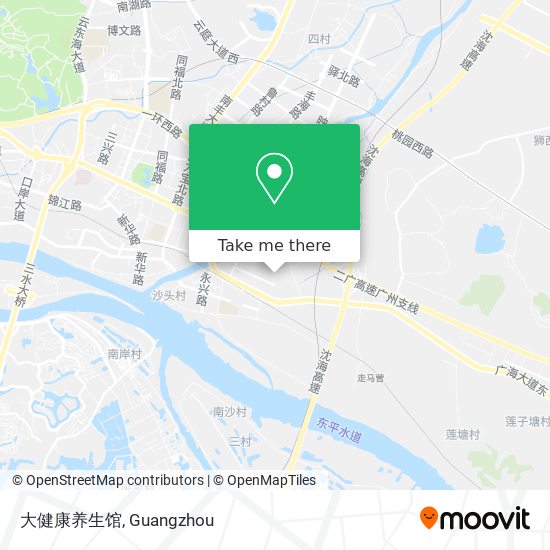 大健康养生馆 map