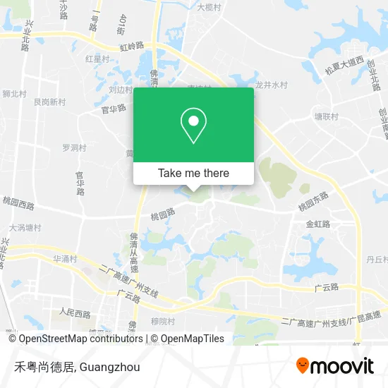 禾粤尚德居 map