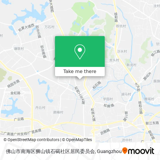 佛山市南海区狮山镇石碣社区居民委员会 map