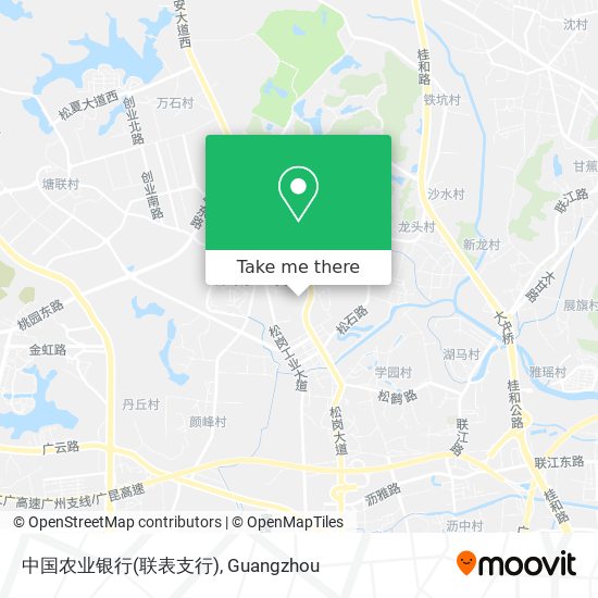中国农业银行(联表支行) map