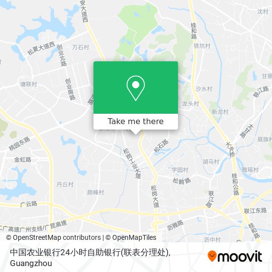 中国农业银行24小时自助银行(联表分理处) map