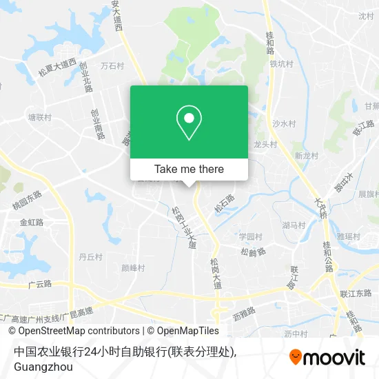 中国农业银行24小时自助银行(联表分理处) map