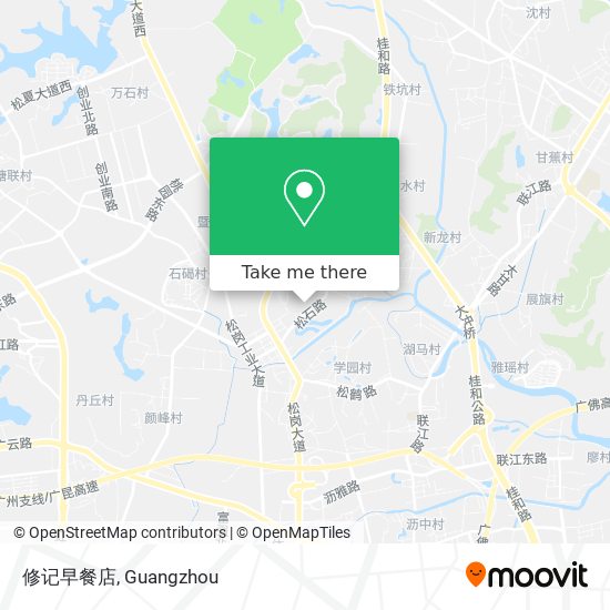 修记早餐店 map