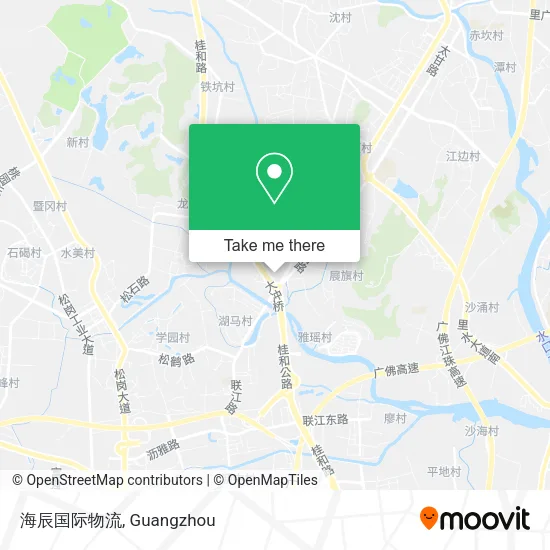 海辰国际物流 map