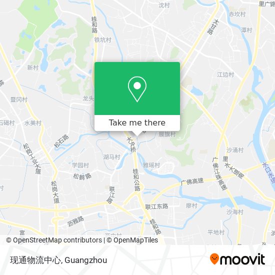 现通物流中心 map