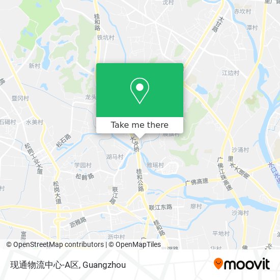 现通物流中心-A区 map
