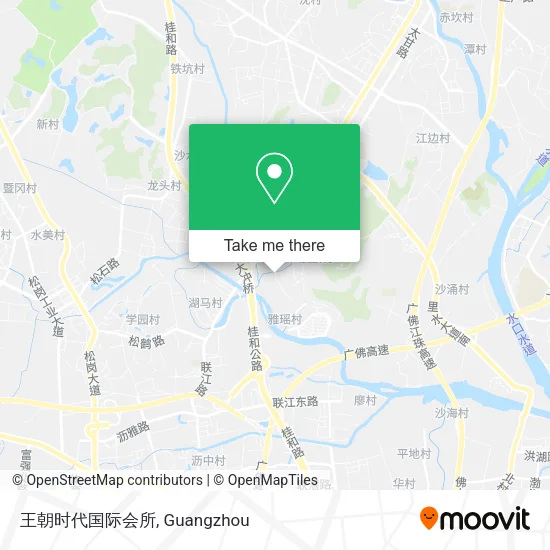 王朝时代国际会所 map