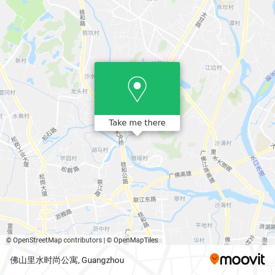 佛山里水时尚公寓 map