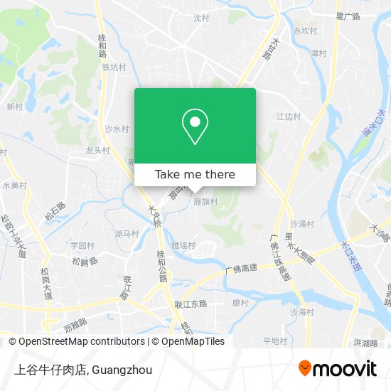 上谷牛仔肉店 map