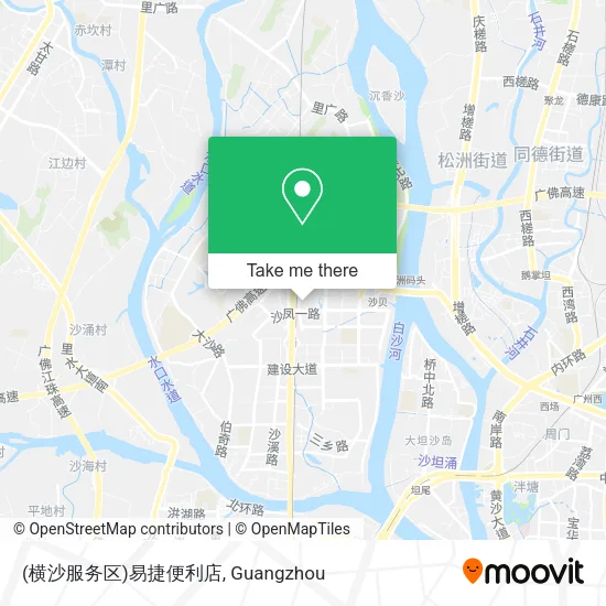(横沙服务区)易捷便利店 map