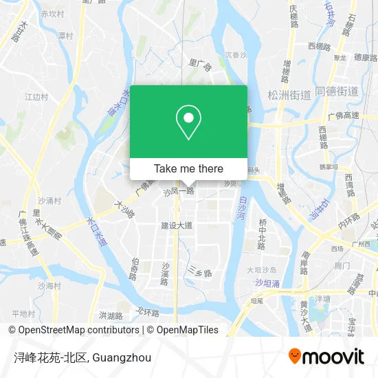 浔峰花苑-北区 map