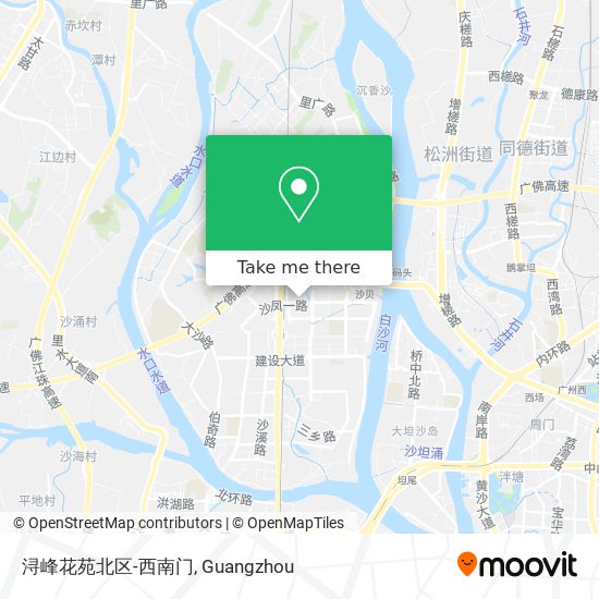 浔峰花苑北区-西南门 map