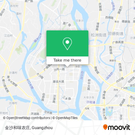 金沙和味农庄 map