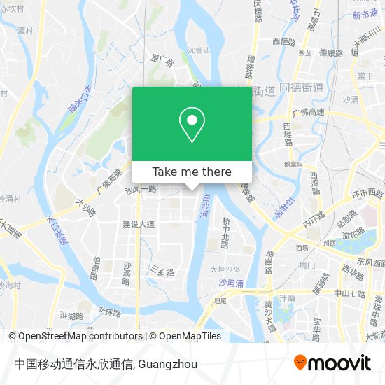 中国移动通信永欣通信 map