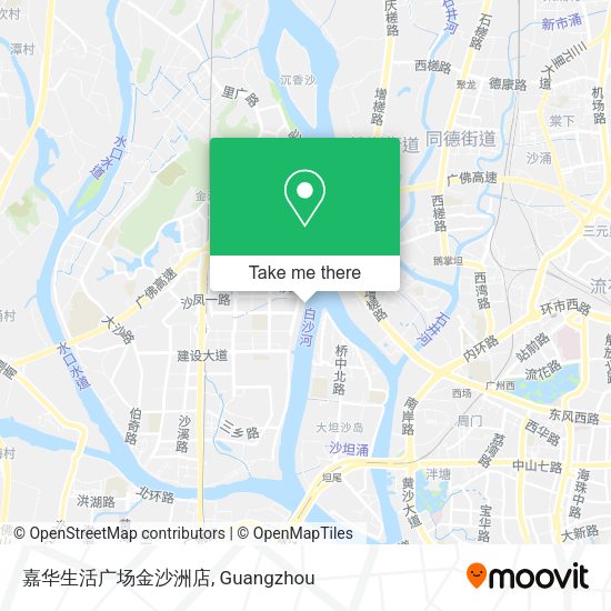 嘉华生活广场金沙洲店 map