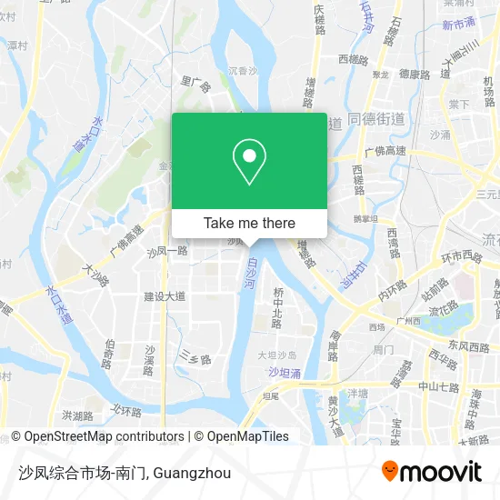 沙凤综合市场-南门 map