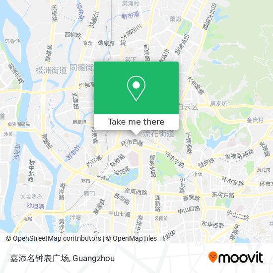 嘉添名钟表广场 map