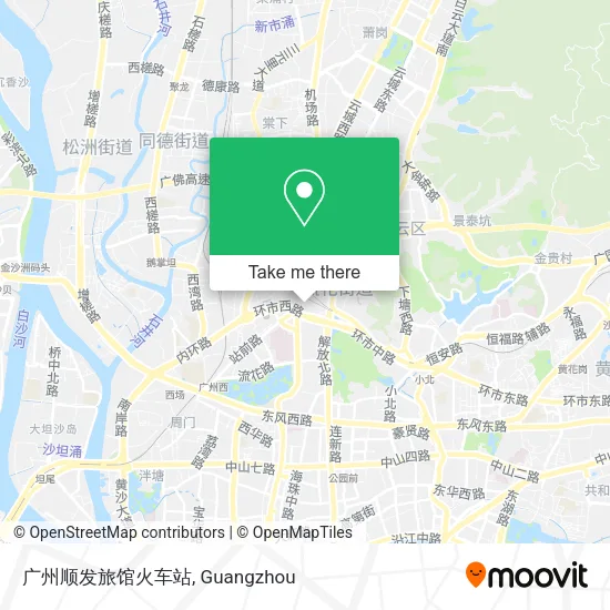 广州顺发旅馆火车站 map