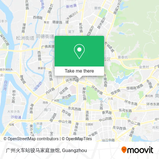 广州火车站骏马家庭旅馆 map