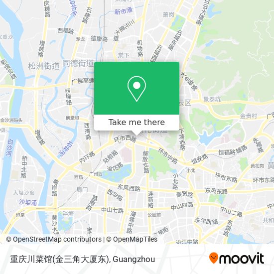 重庆川菜馆(金三角大厦东) map