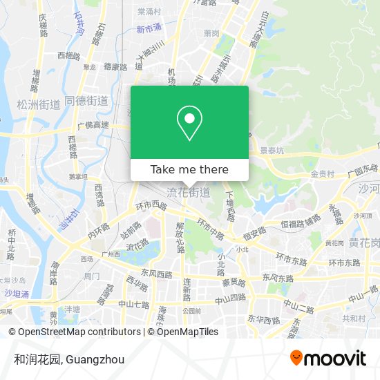 和润花园 map
