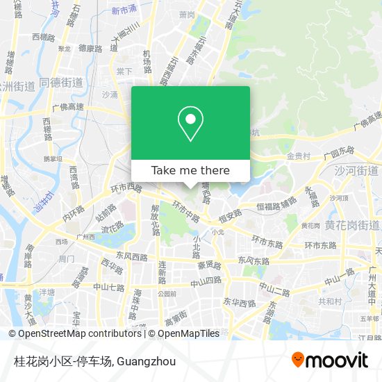 桂花岗小区-停车场 map